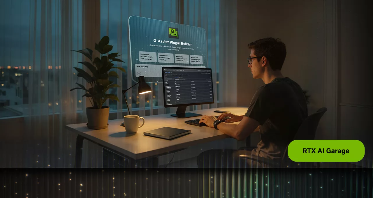 Deadline prolongée : créez un plugin G-Assist et tentez de gagner une carte graphique NVIDIA GeForce RTX et un ordinateu...