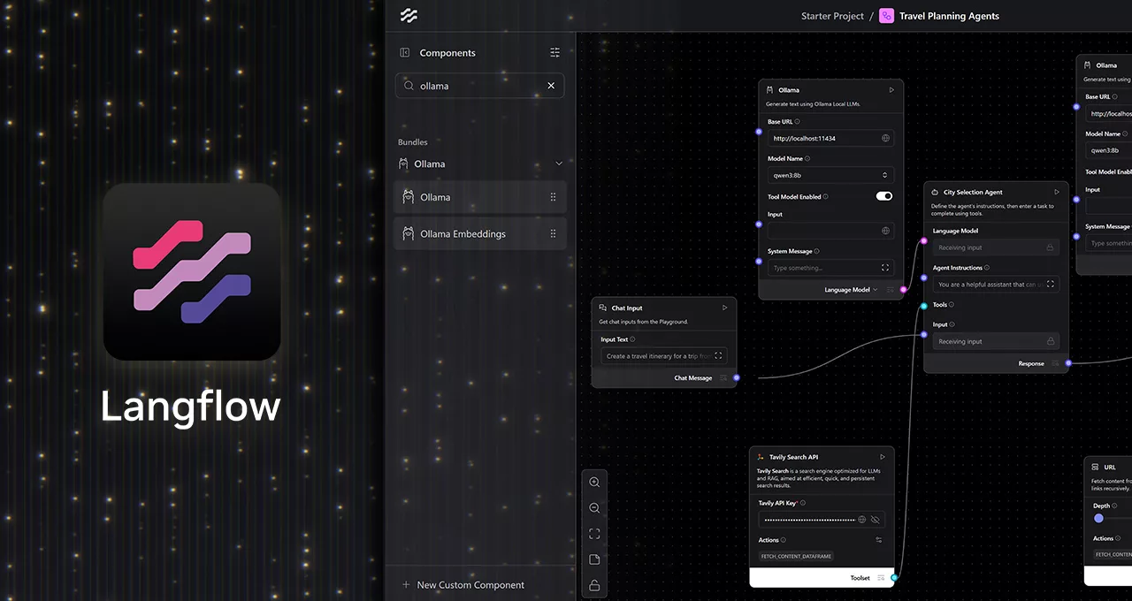 Wired for Action : Langflow permet de créer des agents IA locaux sur les PC NVIDIA RTX