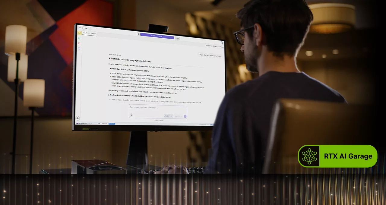 Comment débuter avec les grands modèles de langage sur les PC NVIDIA RTX